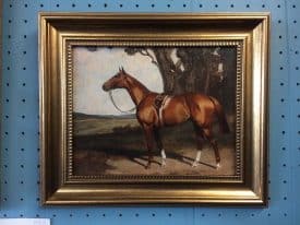 Small Reproduction Horse Print, Framed