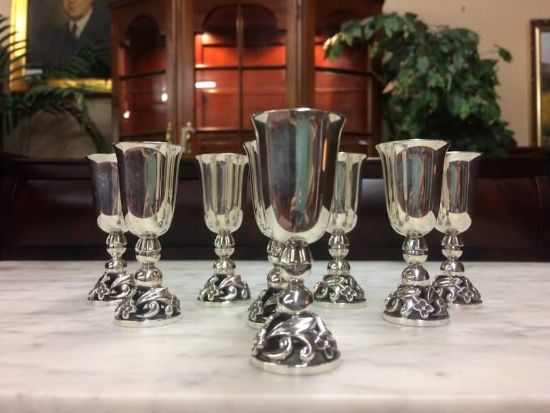 Vintage Cordials, Sterling Silver, Attributed to Georg Jensen