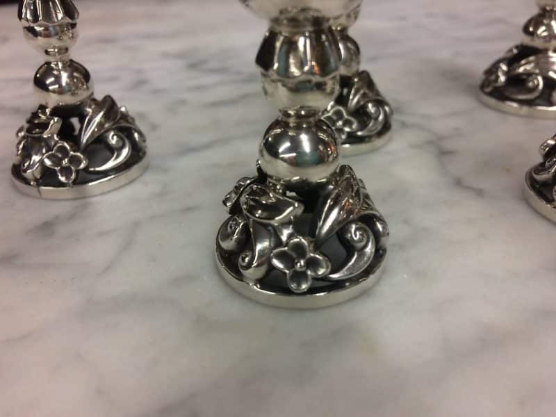 Vintage Cordials, Sterling Silver, Attributed to Georg Jensen