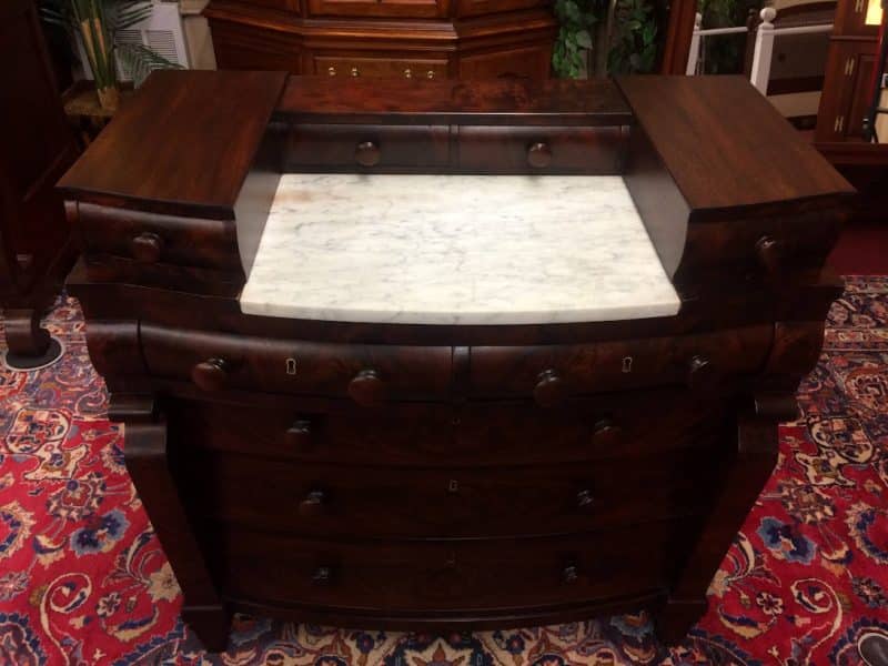 Antique Mahogany Dresser, Antique Empire Chest