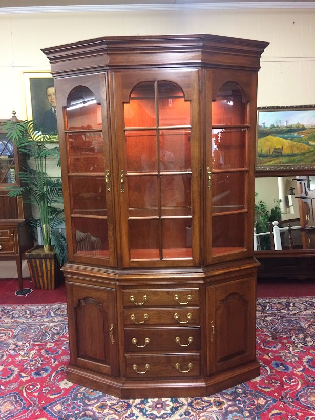 Small Vintage China Cabinet, Harden Furniture