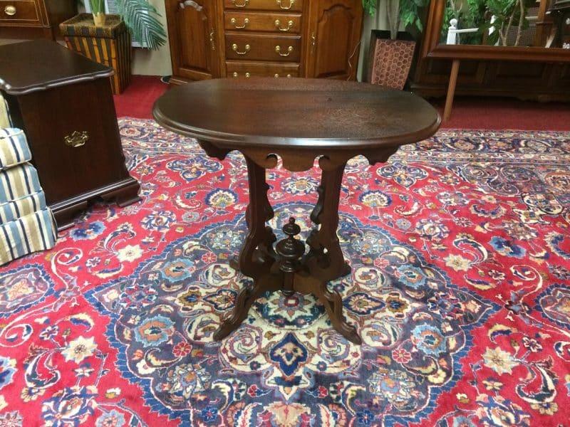 Antique End Table, Accent Table, Victorian Furniture