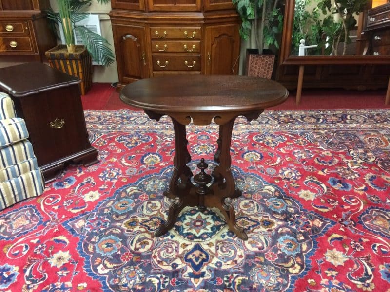 Antique End Table, Accent Table, Victorian Furniture