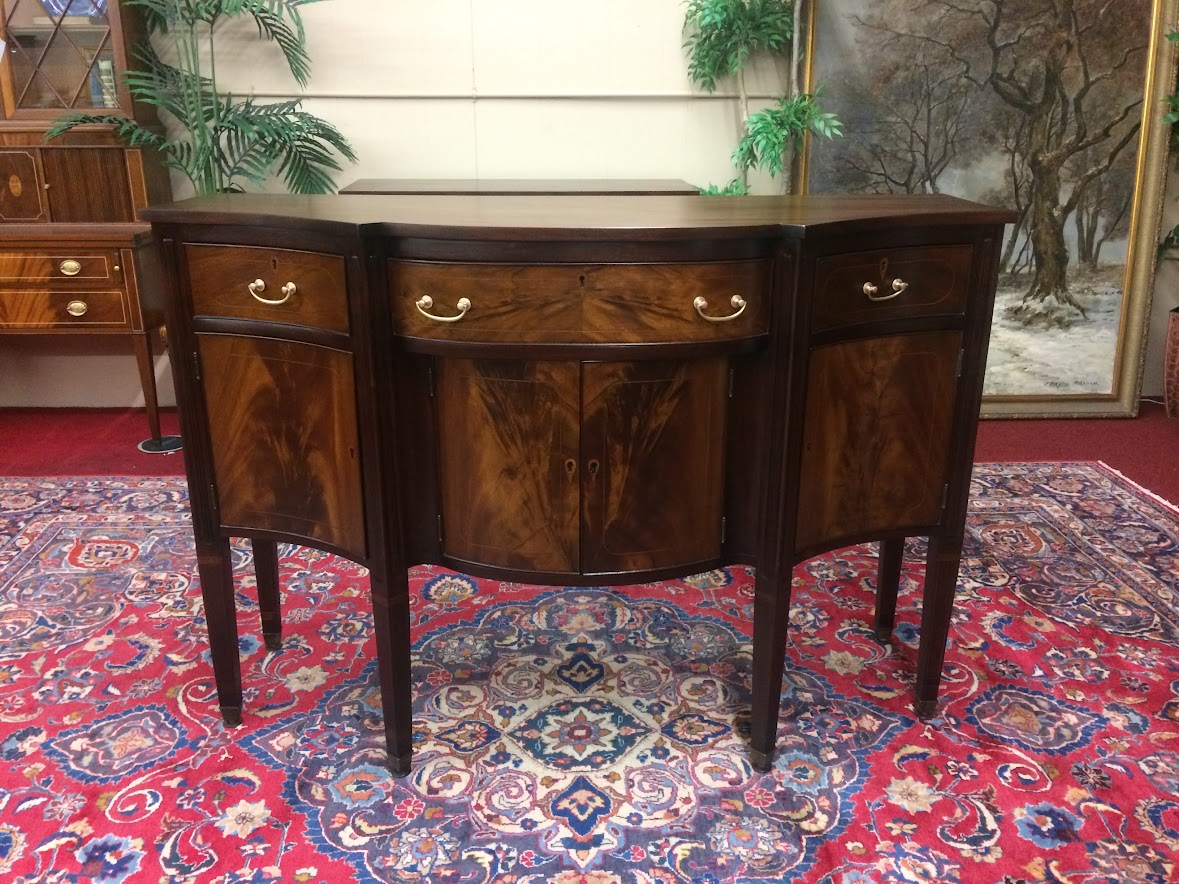 Vintage Server - Inlaid Sideboard - Federal Style Furniture