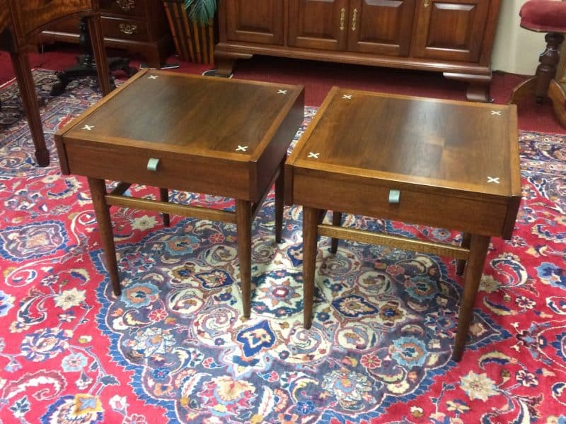 Mid Century End Tables - American of Martinsville - the Pair
