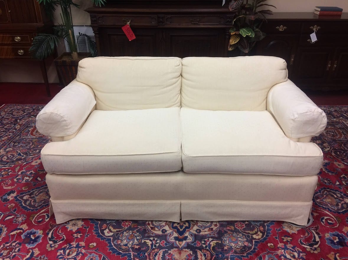 Vintage Loveseat, Henredon Furniture, Small Sofa