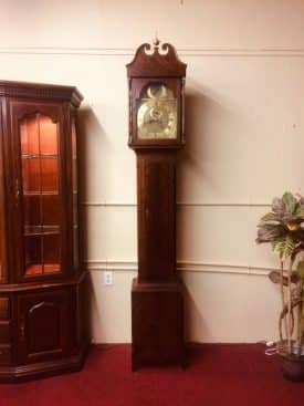 Antique English Clock, John King Clock, Tall Case Clock, Grandfather Clock