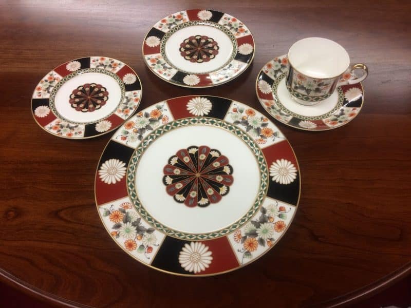 Vintage China Set, Mikasa Bone China, Service for Eight