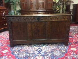 Antique Blanket Chest, William and Mary Antique Chest