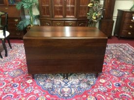 Vintage Drop Leaf Table, Mahogany Drop Leaf Table