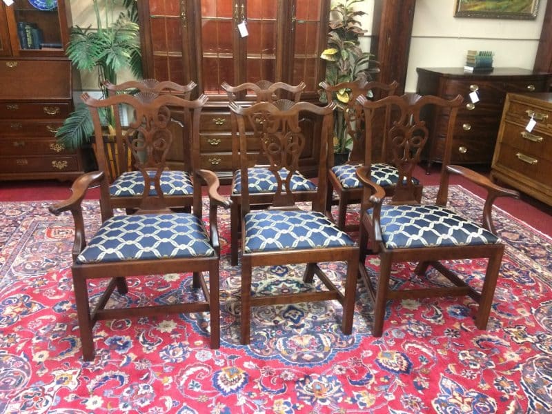 Vintage Dining Chairs, Cherry Dining Chairs, Eldred Wheeler Furniture