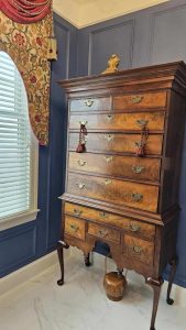 antiques in bathroom