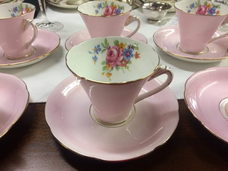 Vintage Cups and Saucer Set, Grafton China, English China