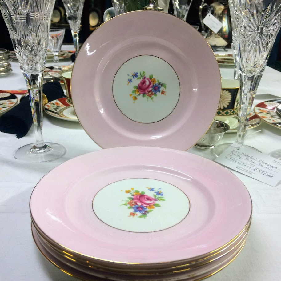 Vintage Salad Plates, Luncheon Plates, Dessert Plates, Grafton China, Set of Six