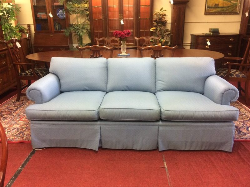 Vintage Sofa, Rolled Arm Sofa, Blue Sofa Harden Furniture