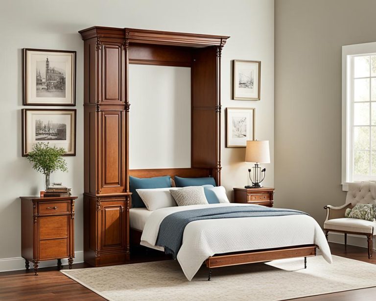 Antique Murphy Bed Vintage SpaceSaving Elegance