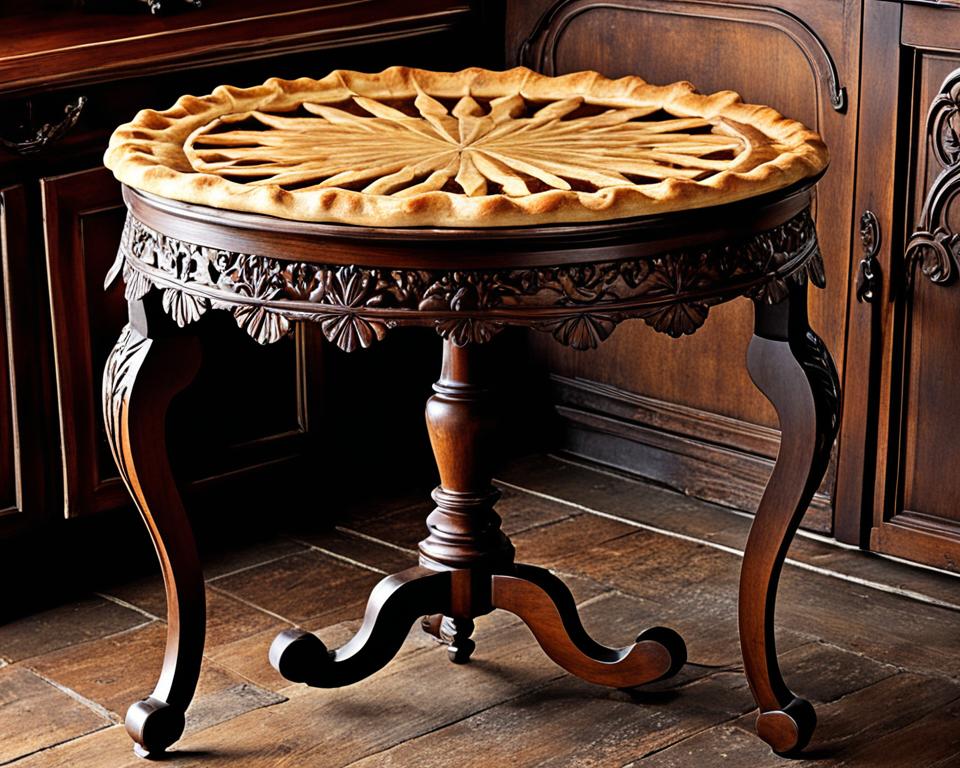 antique pie crust table