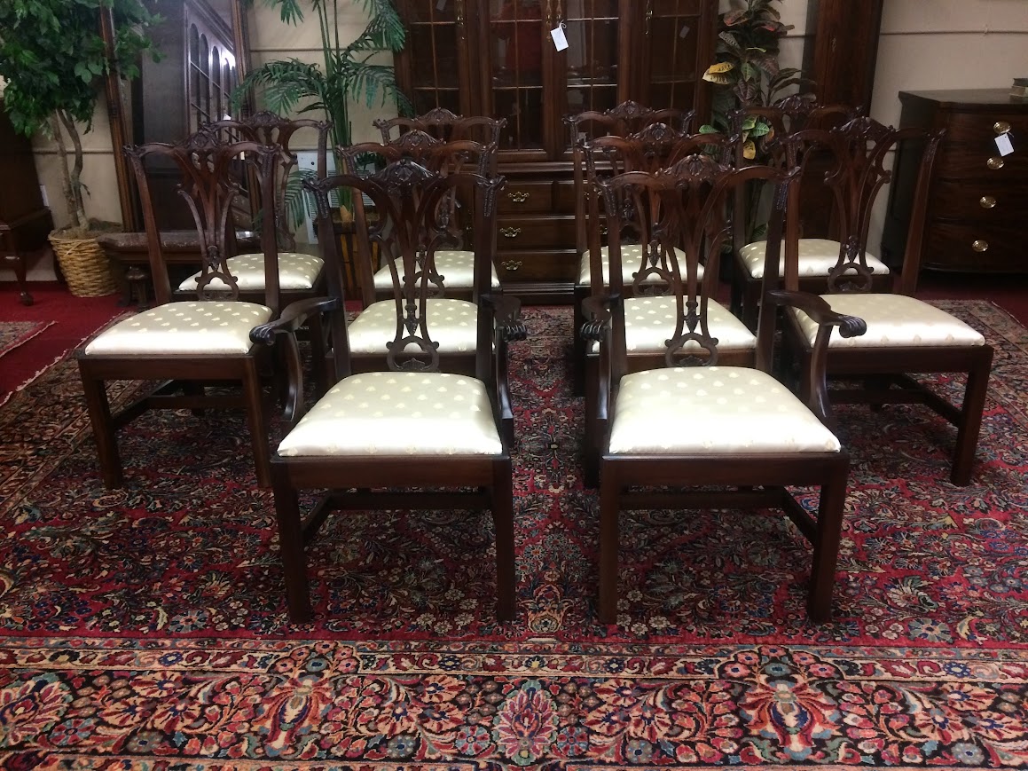 Best Price Vintage Dining Chairs, Chippendale Style Dining Chairs ...