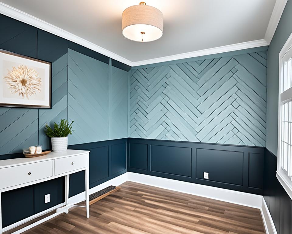 creative DIY wall paneling