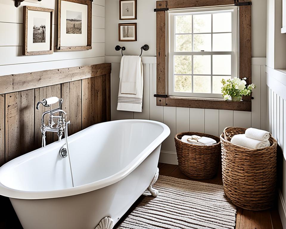 farmhouse bathroom decor