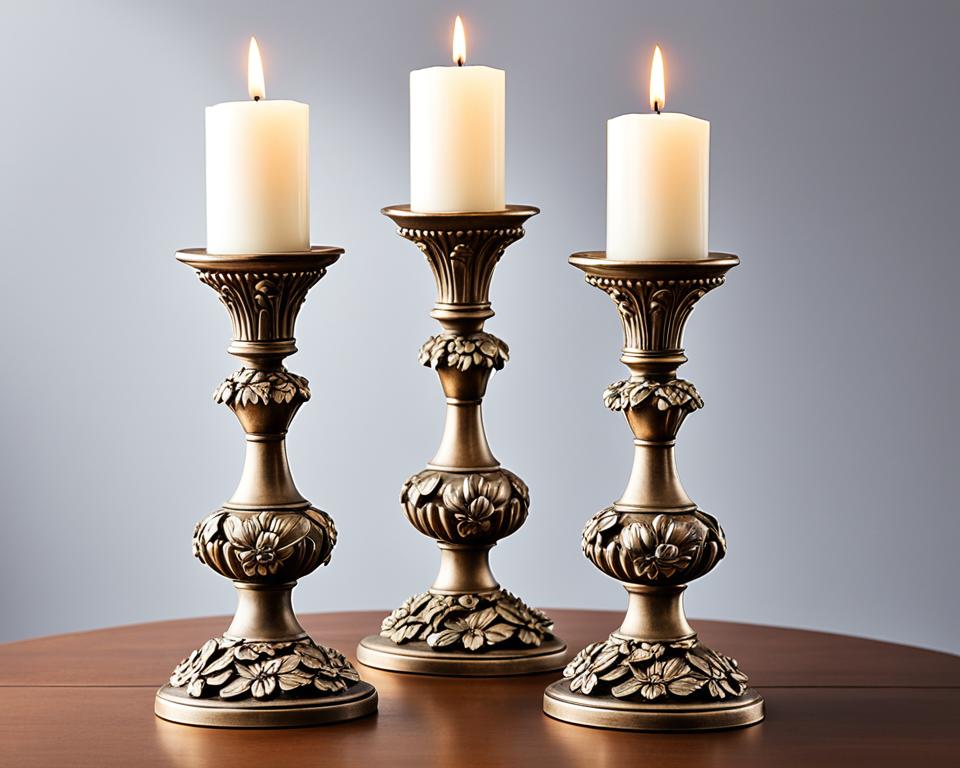 Floral Candlesticks
