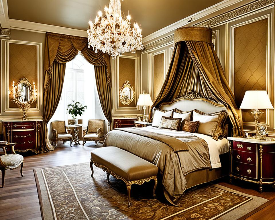 French Empire style bedrooms