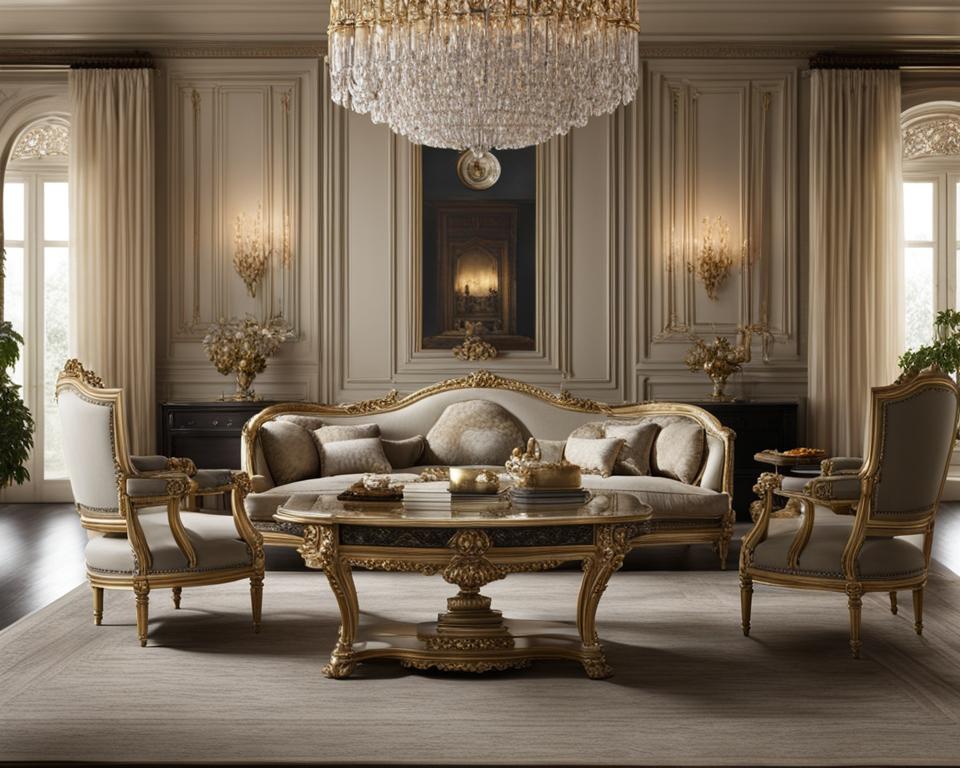 Louis XVI furniture symmetry