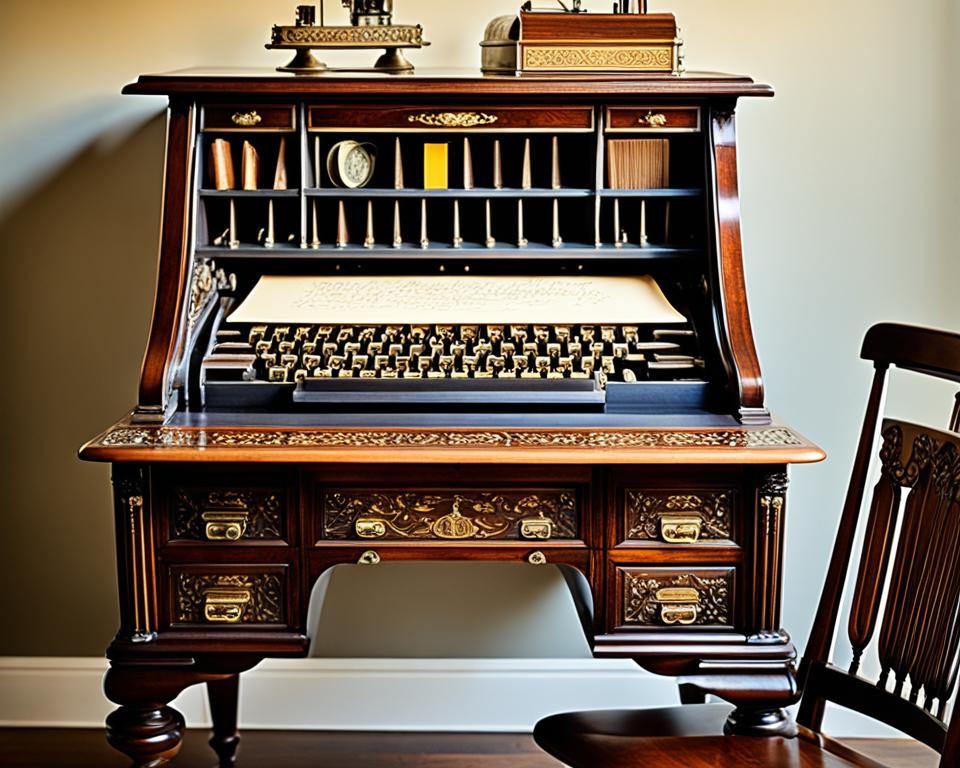 Vintage Rolltop Desk