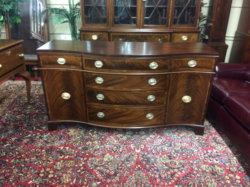 Vintage Buffet, Mahogany Duncan Phyfe Style Buffet, Attributed to Kaplan Furniture