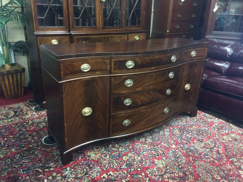 Vintage Buffet, Mahogany Duncan Phyfe Style Buffet, Attributed to Kaplan Furniture