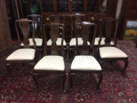 Vintage Dining Chairs, Henredon Furniture, Set of Eight