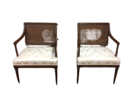 Neoclassical Style Chairs, Pair of Arm Chairs, Statton Furniture, The Pair