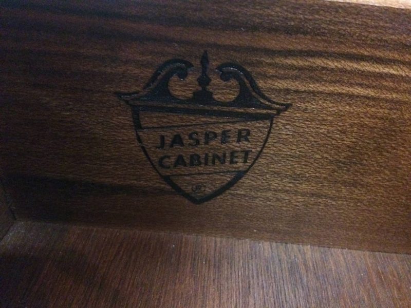 Vintage Secretary Desk, Jasper Company, Mahogany Desk