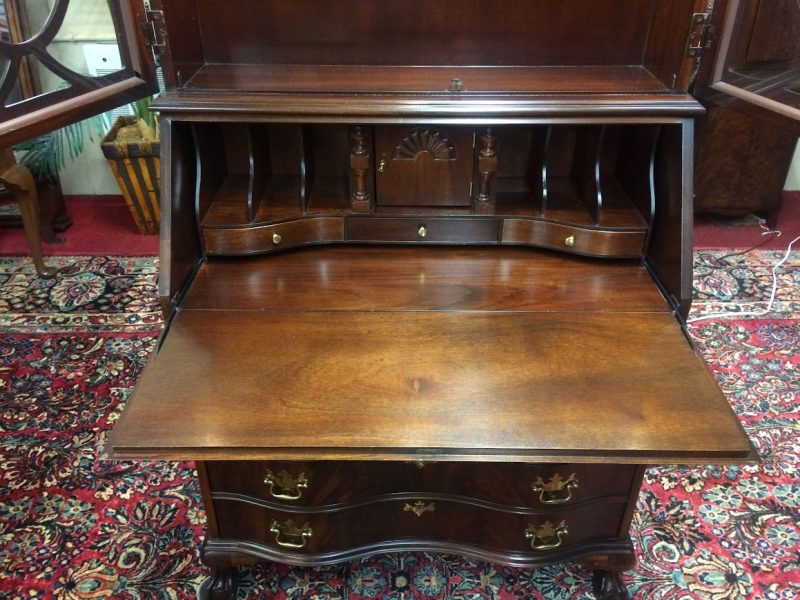 Vintage Secretary Desk, Jasper Cabinet Company, Mahogany Desk