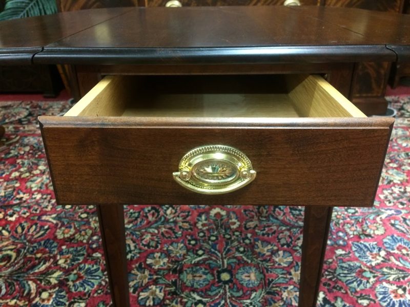 Vintage Pembroke Table, Statton Furniture, Cherry Accent Table