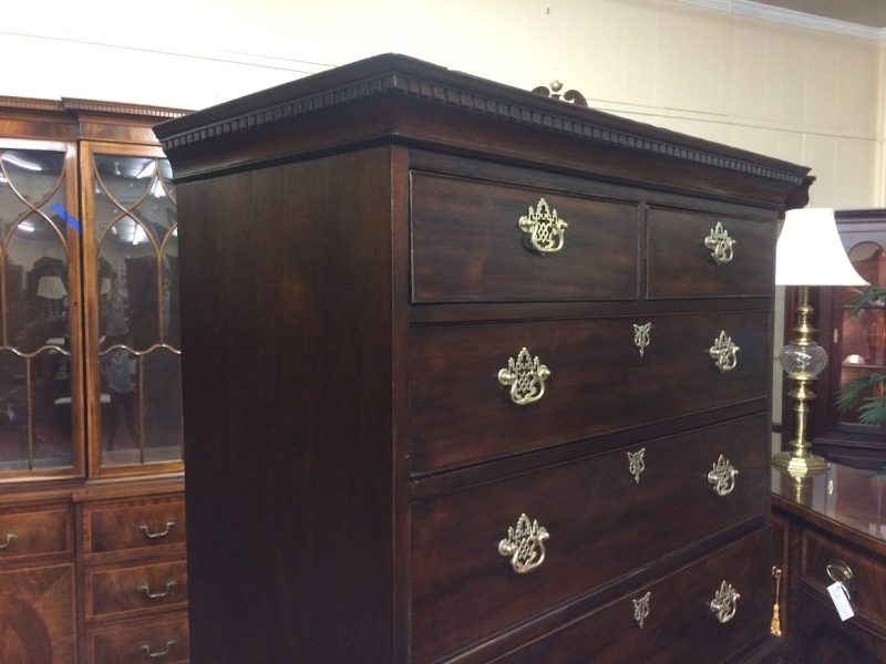 Antique Chest of Drawers, Chest on Chest, Early Chippendale Chest