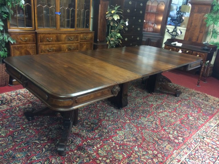 Antique Dining Table, Victorian Dining Table, Walnut Dining Table - Image 9
