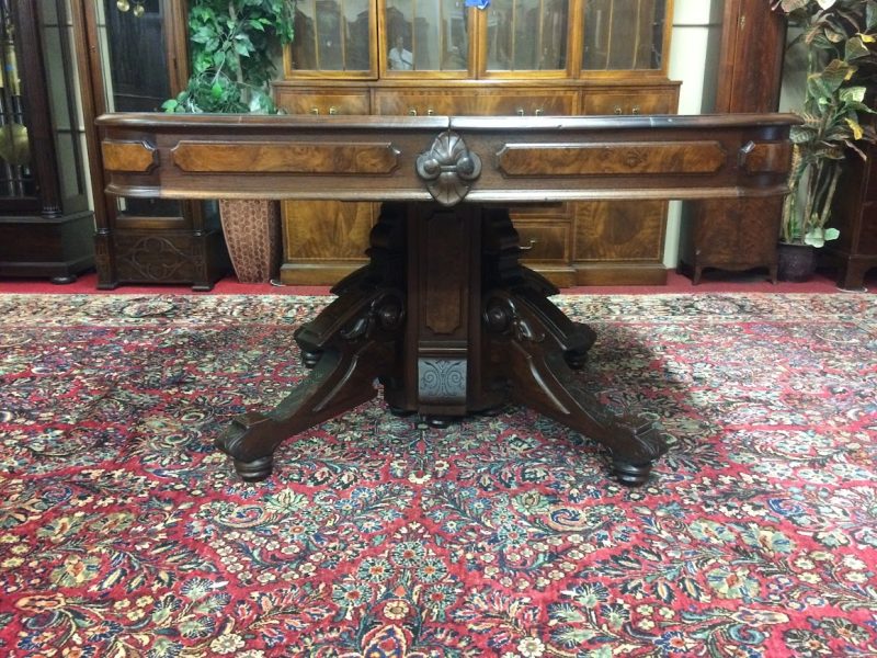 Antique Dining Table, Victorian Dining Table, Walnut Dining Table