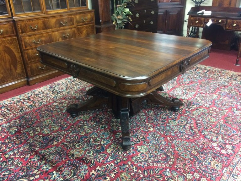 Antique Dining Table, Victorian Dining Table, Walnut Dining Table - Image 7