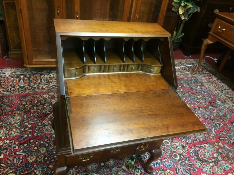 Vintage Secretary Desk, Small Desk, Maddox Furniture - Image 6
