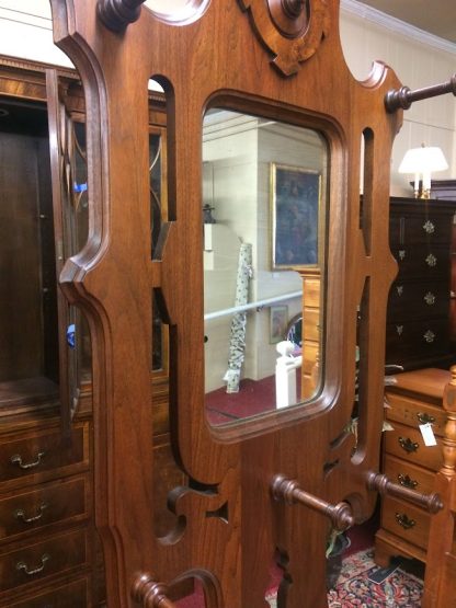 Antique Hall Tree, Victorian Eastlake Antique Pier Hall Mirror - Image 13