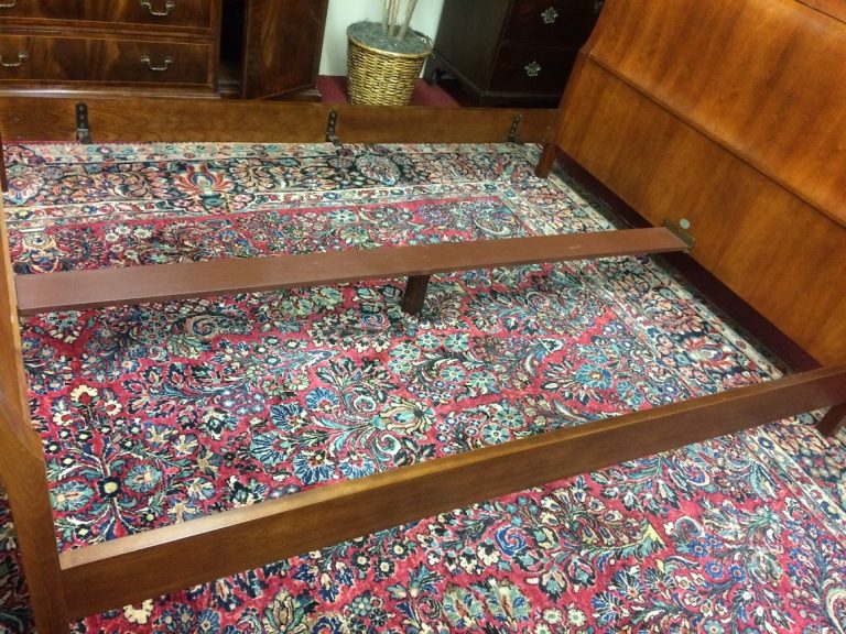 Vintage Bed, Queen Size Bed, Sleigh Bed, Neoclassical Bed, Baker Furniture - Image 8