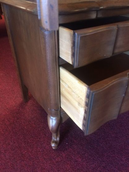 Vintage French Style Cabinet, French Provincial Curio - Image 5