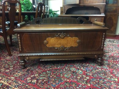 Antique Blanket Chest, Jacobean Style Cedar Chest, Lane Cedar Chest