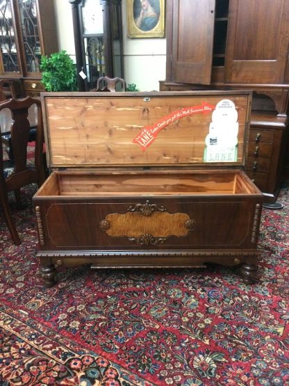 Antique Blanket Chest, Jacobean Style Cedar Chest, Lane Cedar Chest - Image 7