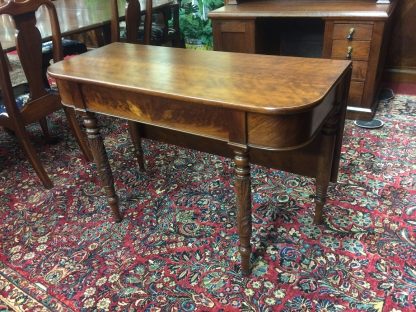 Antique Accent Table, Antique Hall Table, Carved Leg Antique Table - Image 7