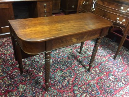 Antique Accent Table, Antique Hall Table, Carved Leg Antique Table - Image 4