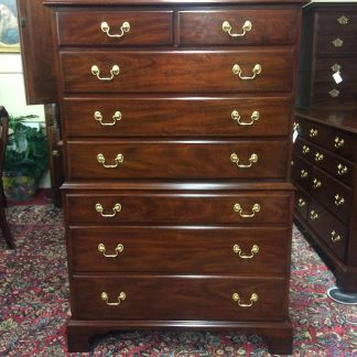 Pre-Owned Henkel Harris Tall Chest, Chest of Drawers, Mahogany Tall Chest Finish 29 Henkel Harris