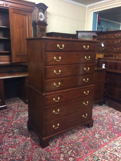 Pre-Owned Henkel Harris Tall Chest, Chest of Drawers, Mahogany Tall Chest Finish 29 Henkel Harris