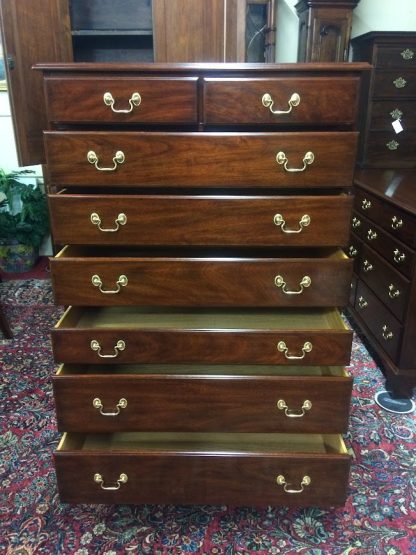 Pre-Owned Henkel Harris Tall Chest, Chest of Drawers, Mahogany Tall Chest Finish 29 Henkel Harris - Image 6